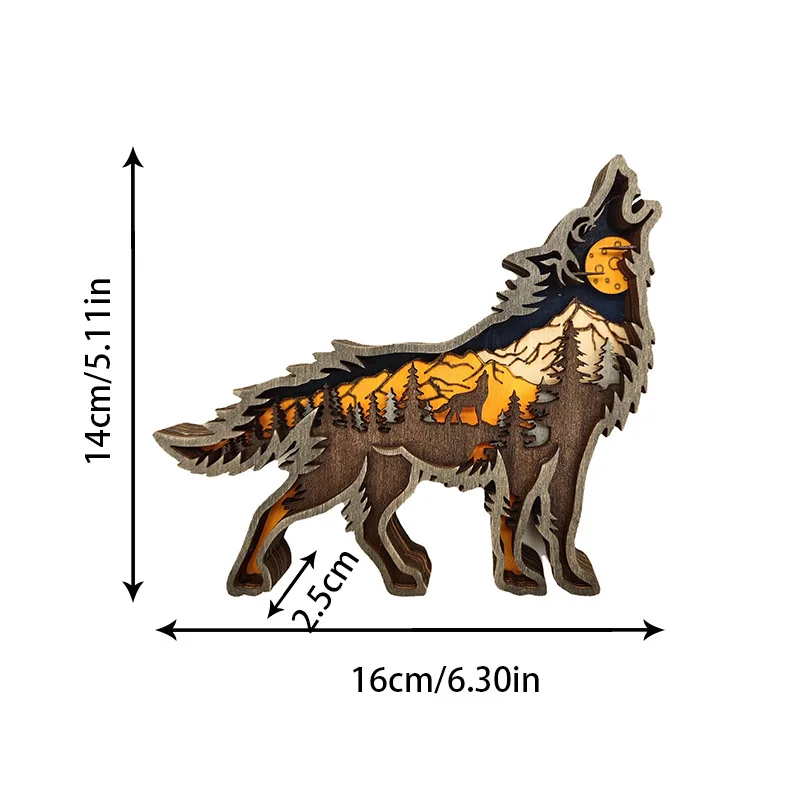 

Деревянная статуэтка лисы Moquerry