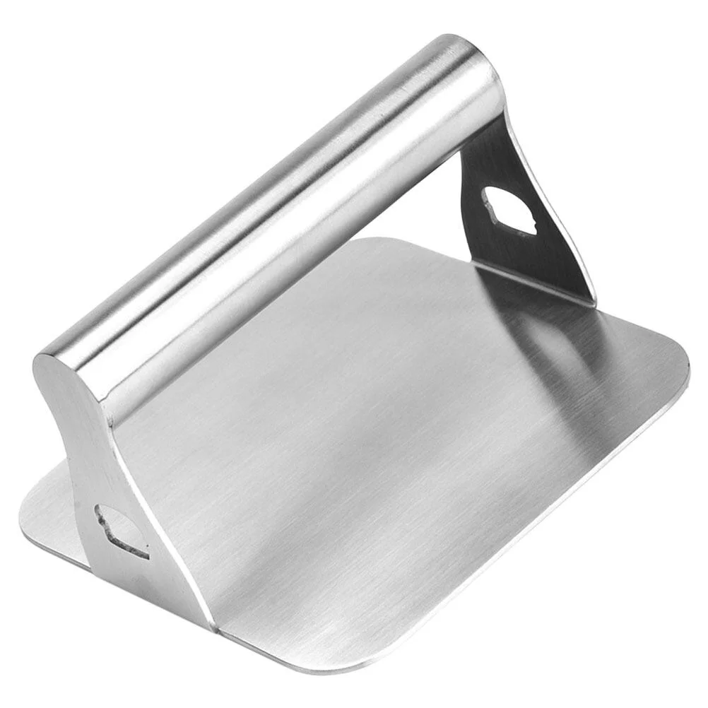 

Stainless Steel Meat Press Manual Pie Burger Kitchen Tools Square Mold Patty Maker Metal Marker Smasher Presser Making