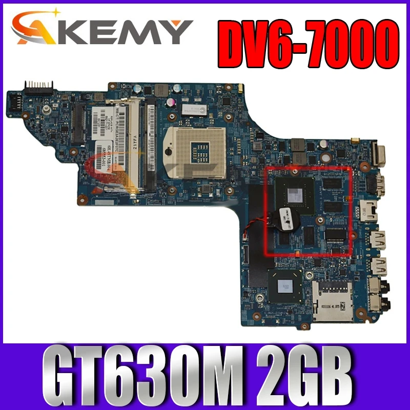 

682171-001 682171-501 682168-501/001 For HP Pavilion DV6T DV6-7000 Laptop Motherboard W/ HM77 GT630M 2GB DDR3 100% Fully Tested