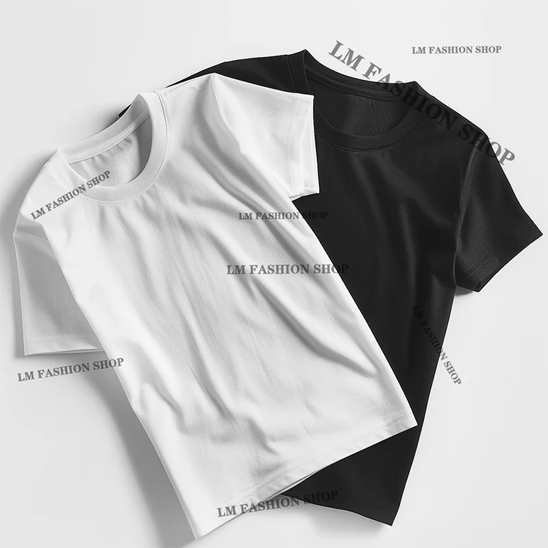 Летняя мужская модная повседневная футболка с принтом соснового дерева и заката