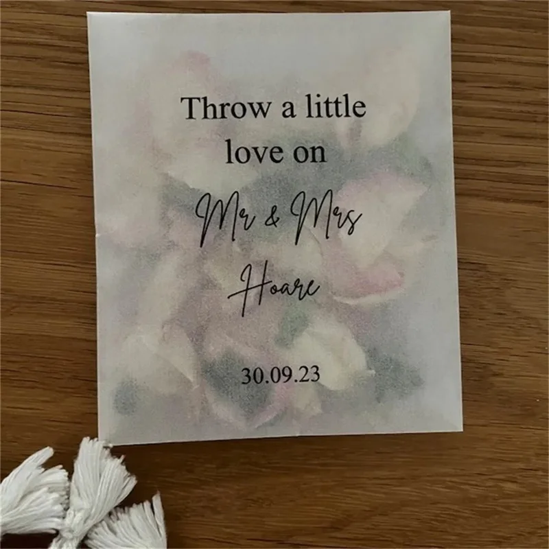 25 биоразлагаемых конфетти. Предварительно заполненные пакеты с индивидуальным