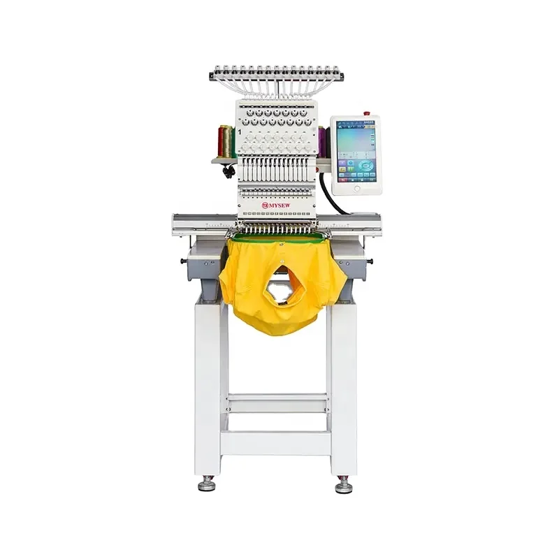 Фото Вышивальная машина MYSEW MFGS1501 (420*510 мм) промышленная высокоскоростная автоматическая одноголовочная 15-ниточная цифровая интеллектуальная компьютеризированная №1