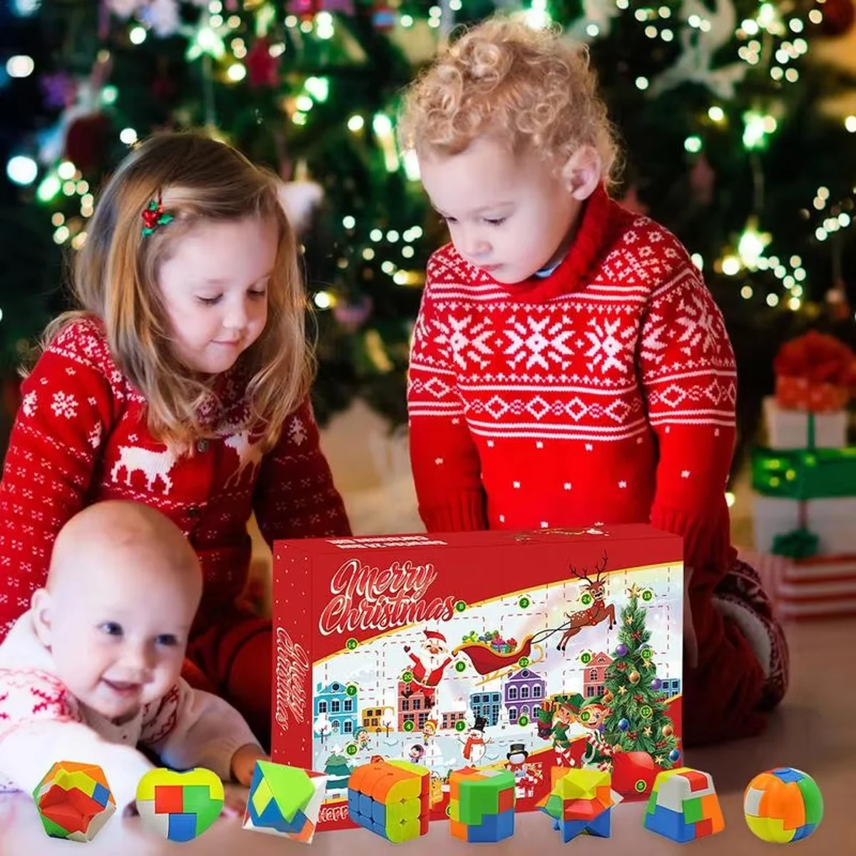 Рождественская декомпрессионная слепая коробка детский эксклюминатор Pioneer