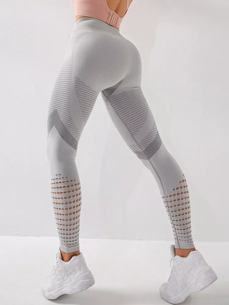 

NEW 2023 Seamless Sports Leggings Workout Push-Ups Hip Lift Leggings Running Elastic High Waist Yoga Sports Leggings