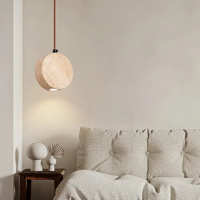 Скандинавская Ретро Натуральная люстра Huangdongshi японская креативная