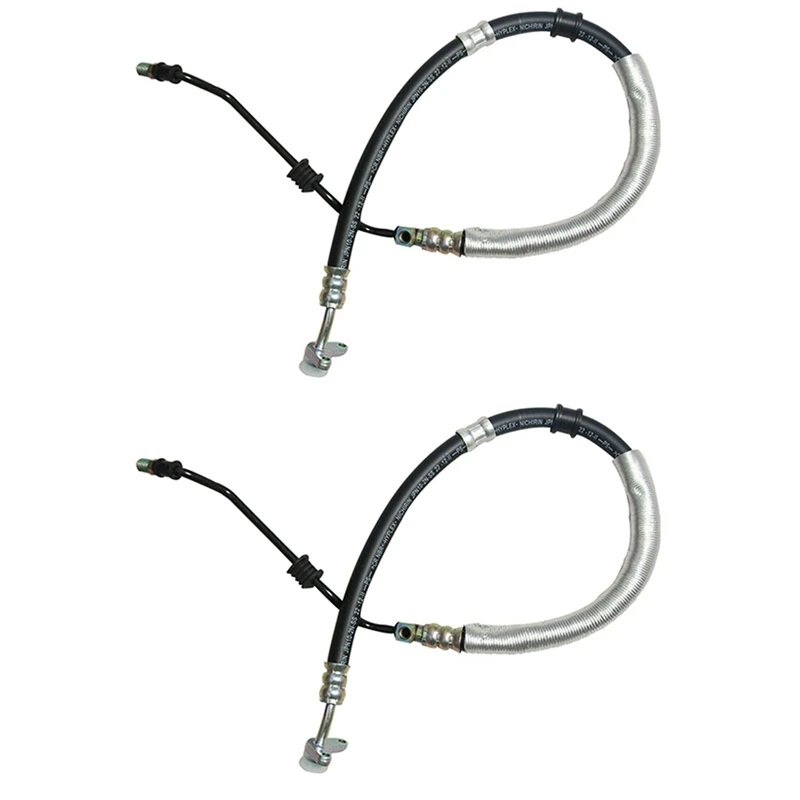 

2X 53713S9aa04 Power Steering Pressure Hose Tube For Honda Crv Suv 2.4L Engine