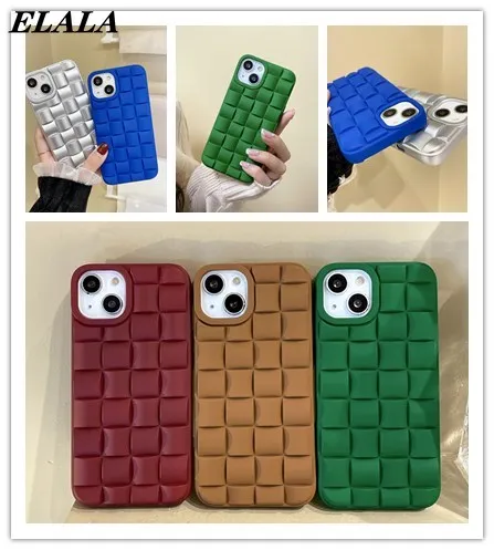 

Fashion 3D Square Phone Case for iPhone 13 Mini 12 11 Pro XsMax XR 6 7 8 Plus SE2020 Soft Silicone Slim Fit Skin Feel Back Cover