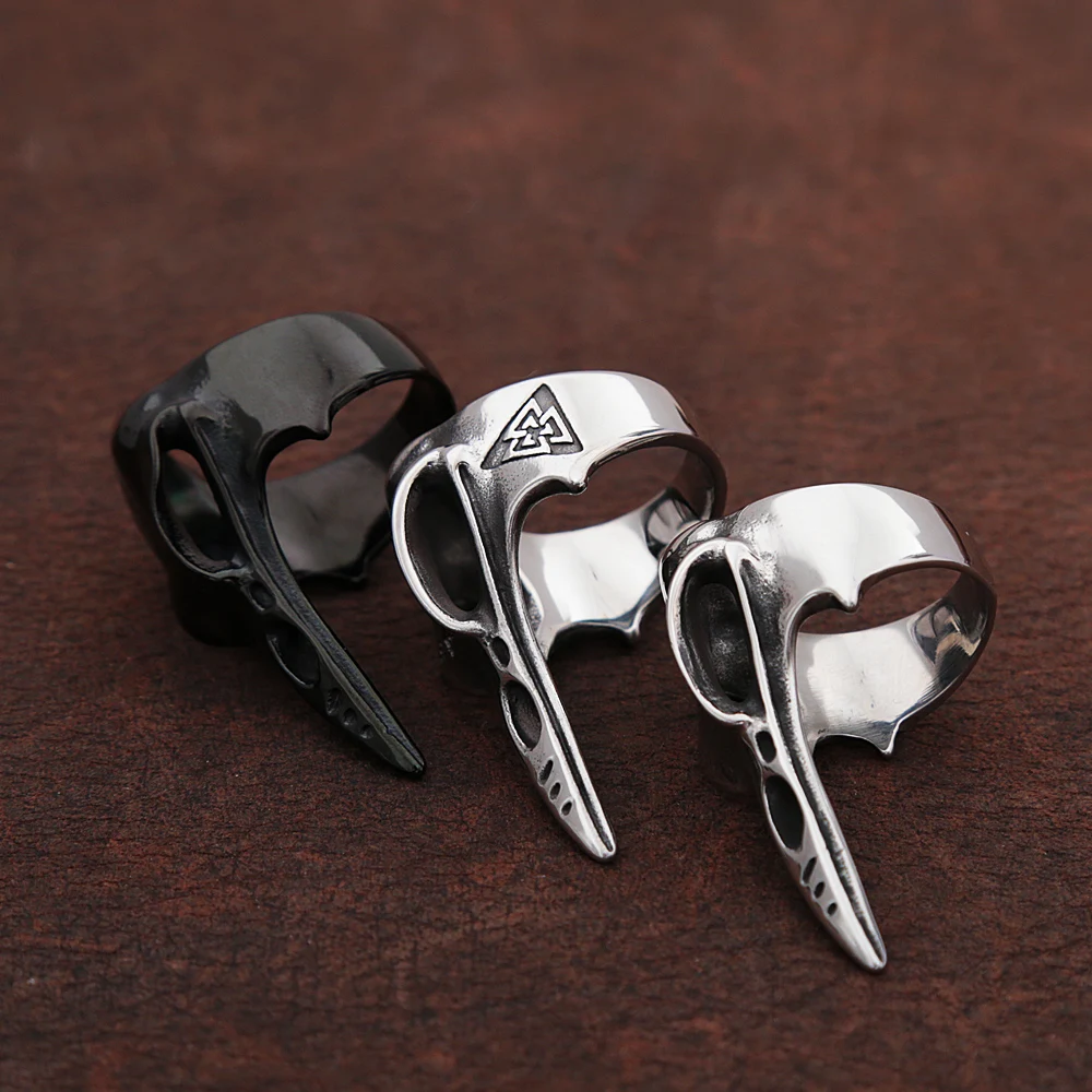 Скандинавская мифология Odin искусственный череп из нержавеющей стали Байкерский