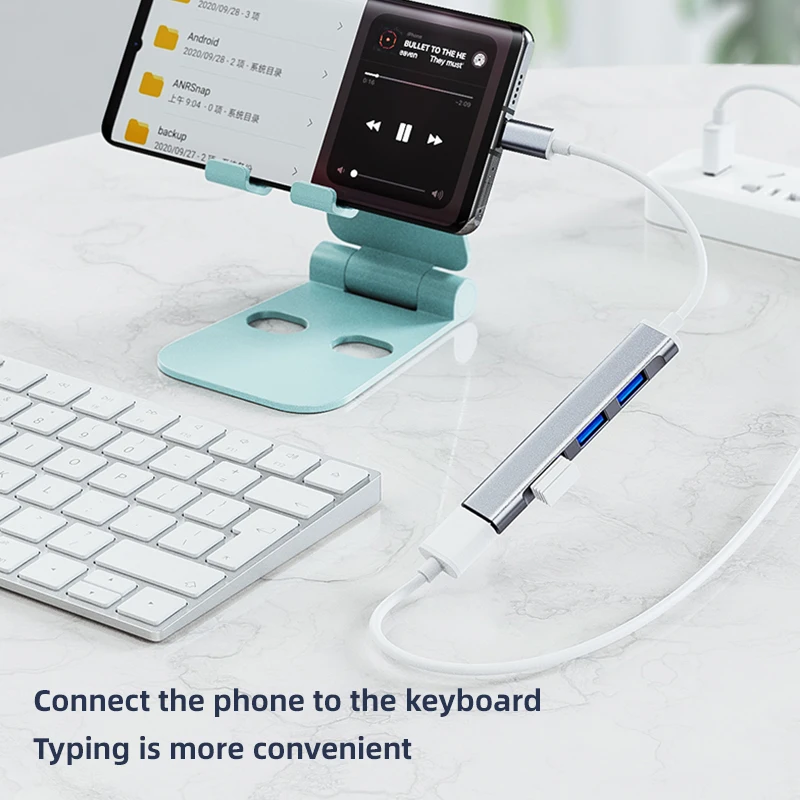 Usb-концентратор Mosible Type-C 3 0 дюйма 4 порта мульти-USB-разветвитель адаптер OTG для HUAWEI