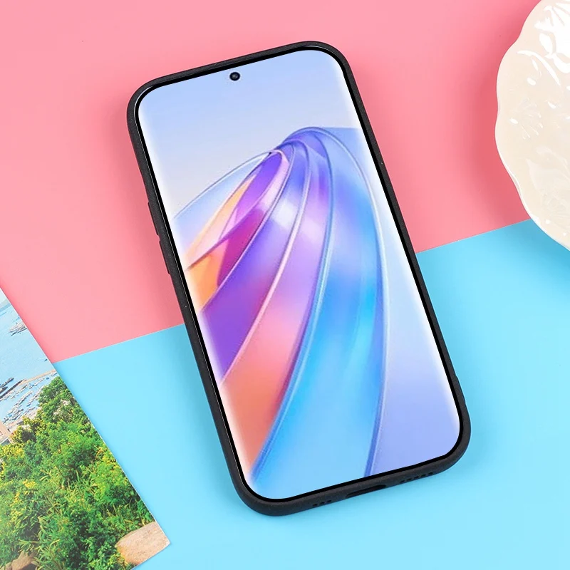 Матовый Мягкий силиконовый чехол для Honor X40 с песком полная защита противоударный