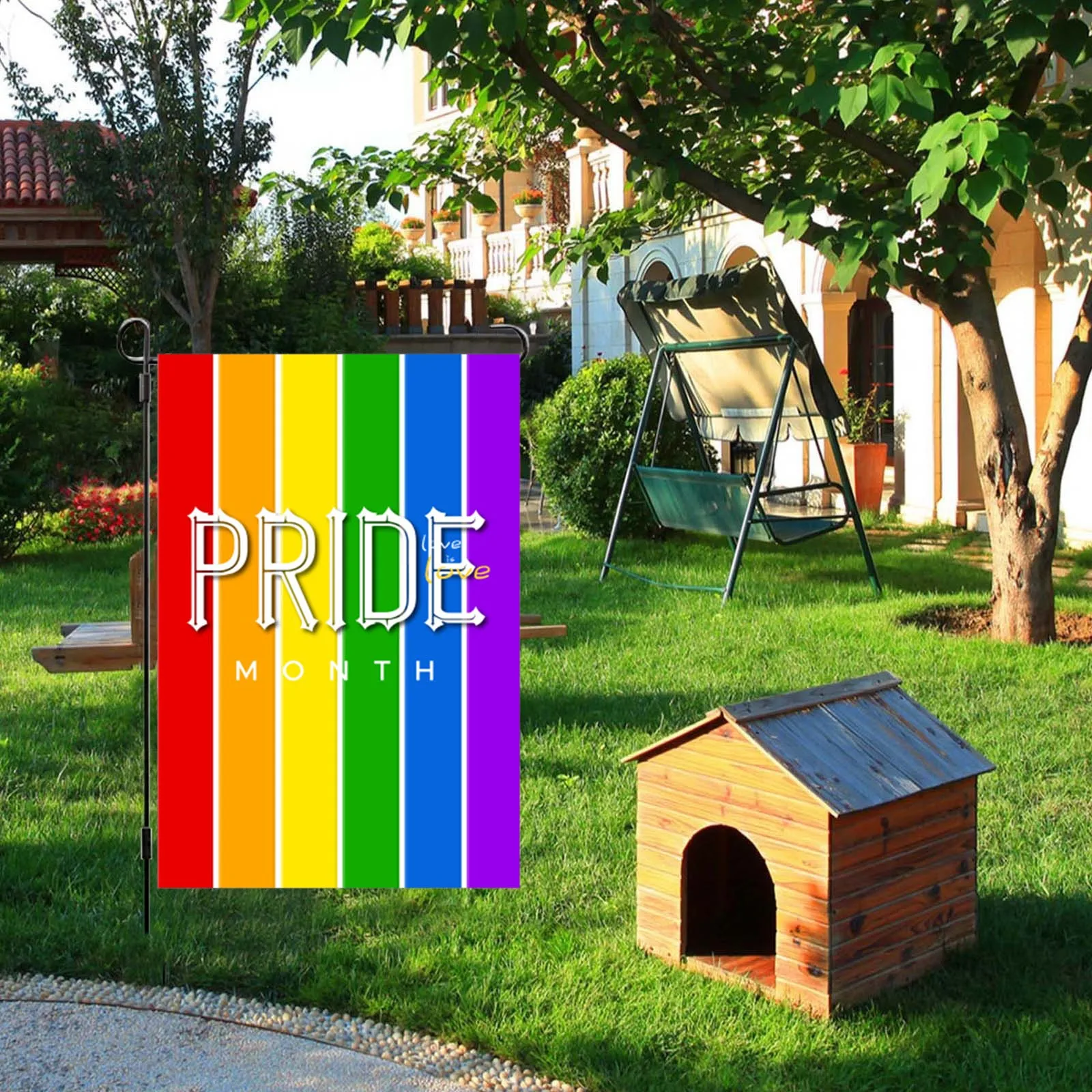 

Rainbow Flags Holiday Flags Banners Garden Decorations Pride Flags Garden Flags