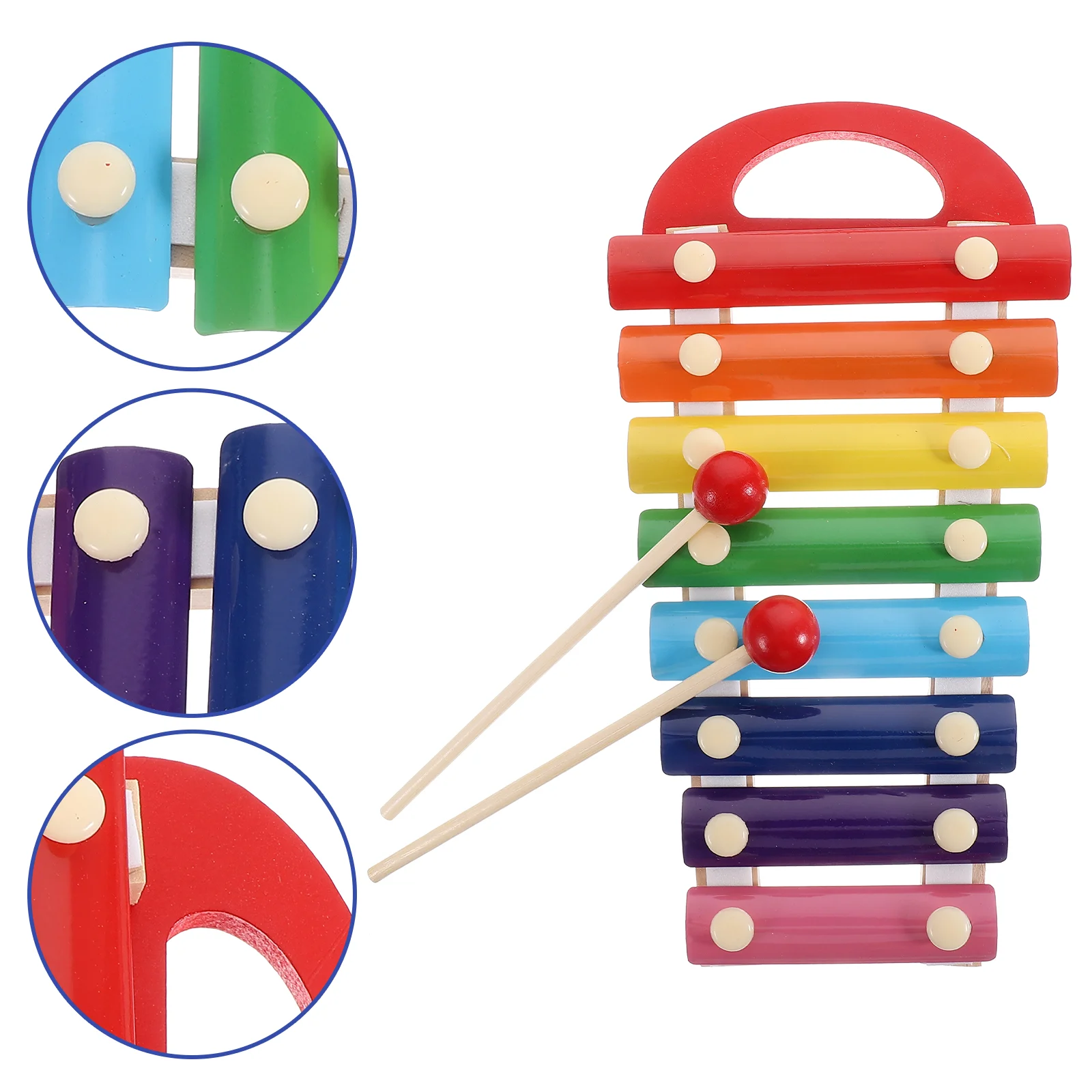 

Xylophone Toddler Children Early Education Toy Kids Puzzle Percussion Wooden Hand Knocking Music Instruments