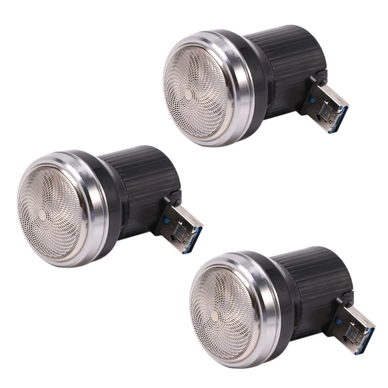

3X Creative Electric Shaver Mini Portable USB Power Plug Travel Beard Trimmer Razor