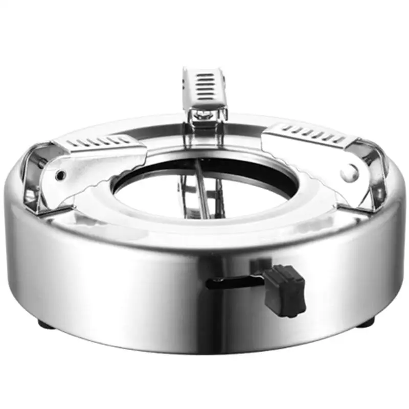 

Compact Alcohol Holder Stainless Steel Alcohol Burner Picnic Burner Reusable Alcohol Holder Alcohol Stove Mini Hot Pot Stove