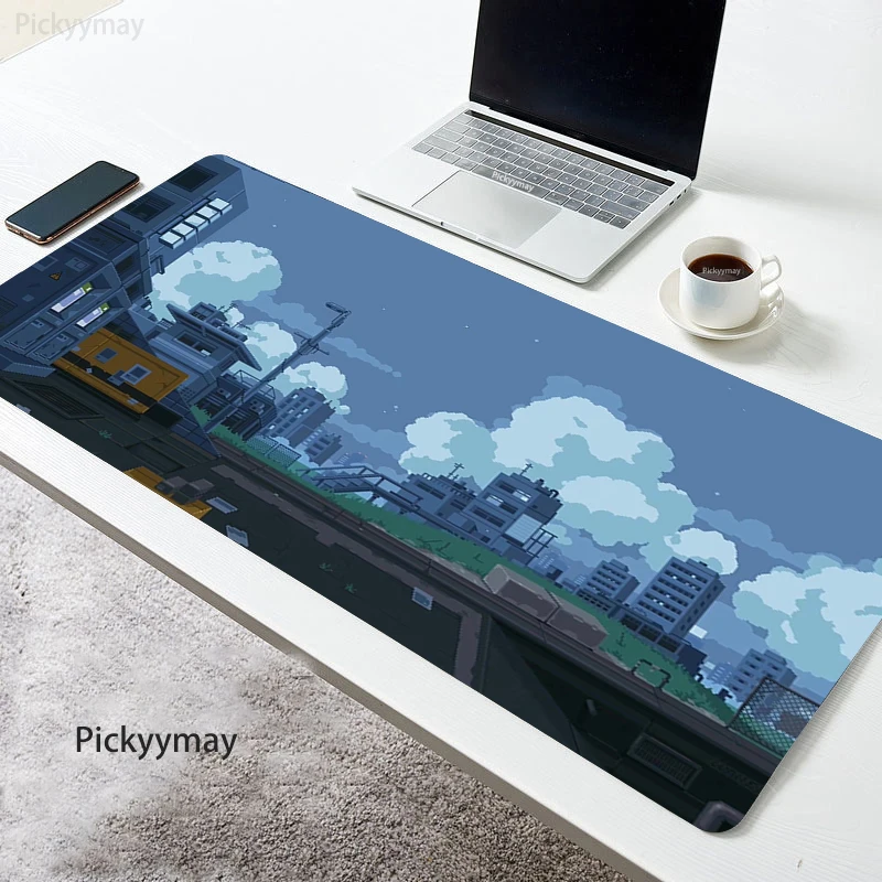 

Office Mouse Pads Japan Street Anime Scenery Big Mousepads 400x900 Large Mousepad Rubber Mat Company Desk Pad Design For Gift
