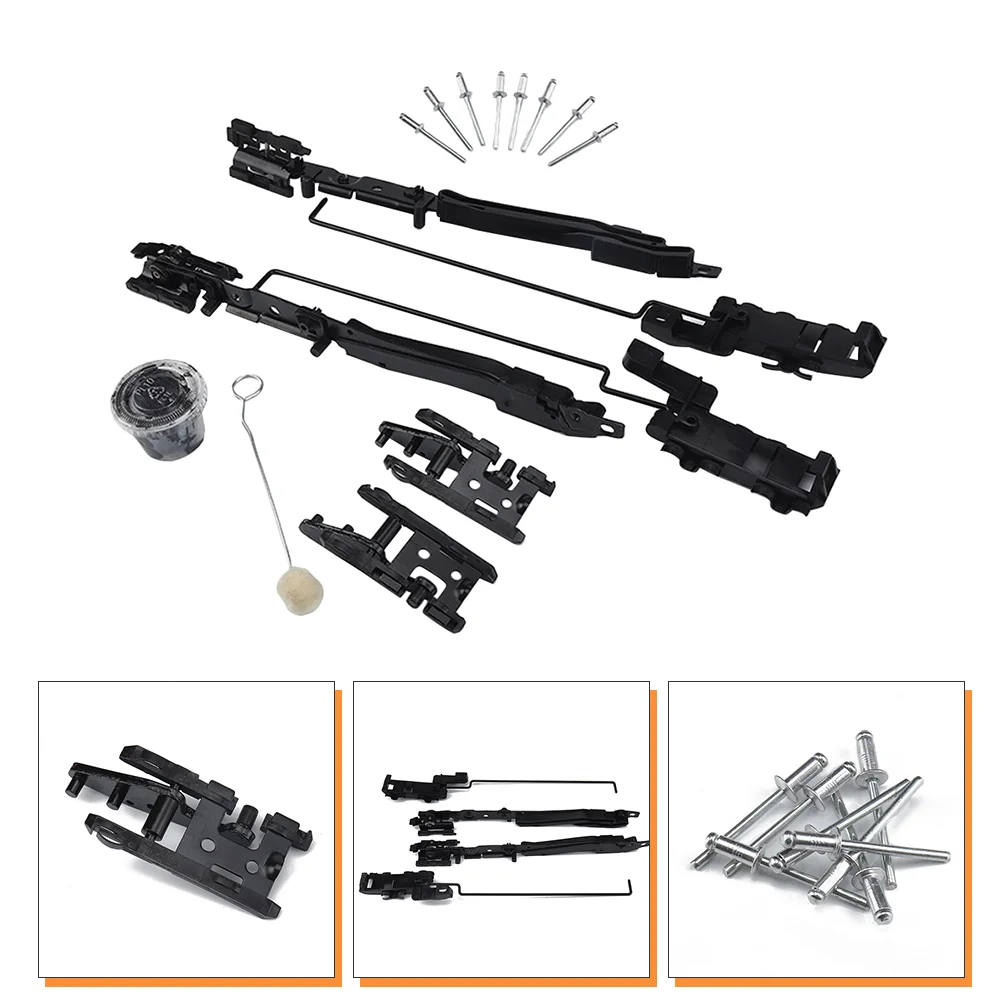 

1 Set Premium Sturdy Car Accessories Sunroof Track Assembly Kit Car Sunroof Repair Kit