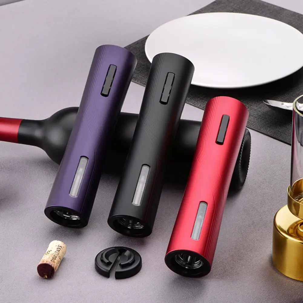 

Great Automatic Corkscrew Multipurpose Practical Electric Wine Opener Cordless Electric Bottle Cap Remover Party Supplies