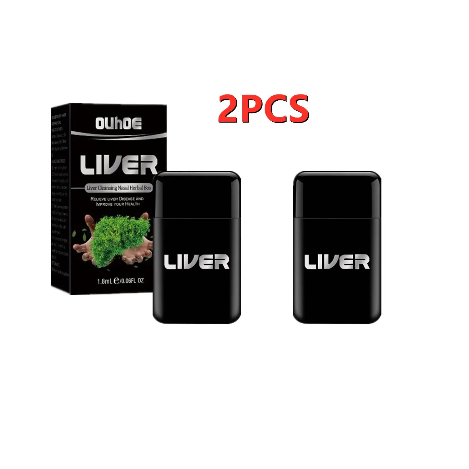 

2pcs Vegan Liver Cleaning Nasal Herbal Box Liver Nose Cleaning Nasal Herbal Box improve skin health and complexion