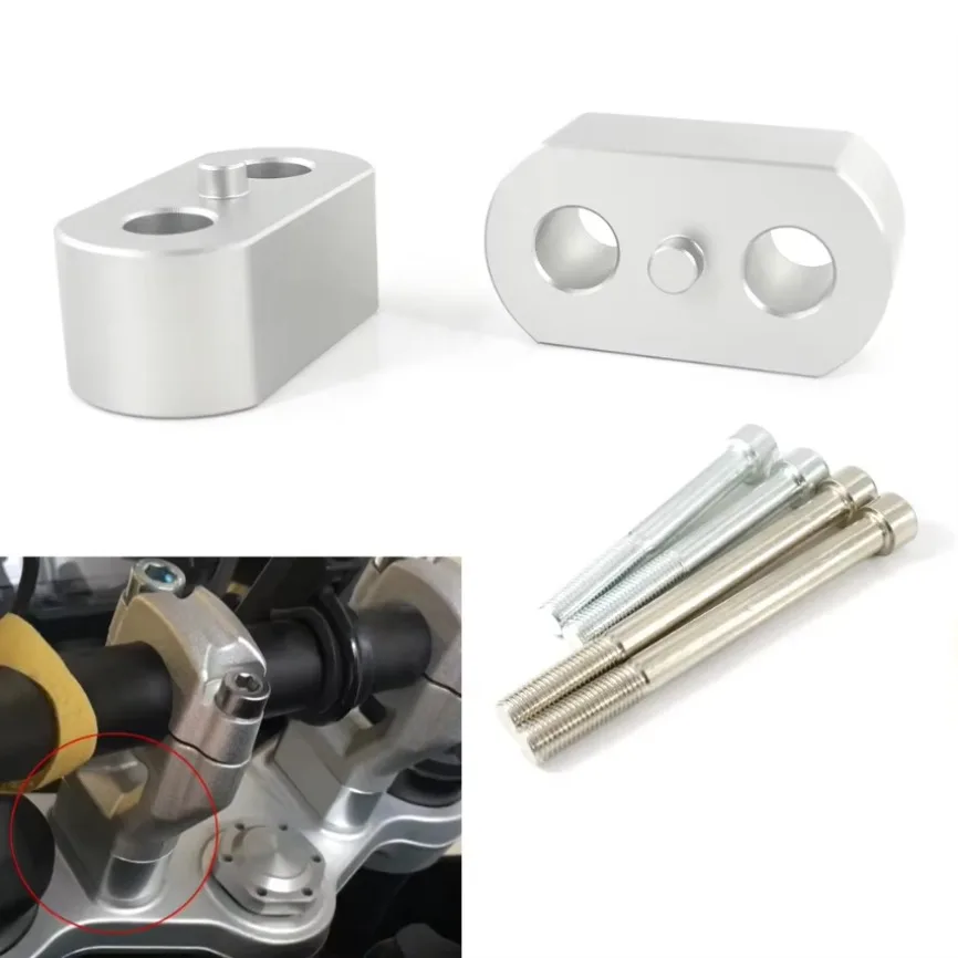 Комплект зажимов для крепления стояков руля подходящий Triumph Tiger 800 XC XCA XCX XR 1200 XRT