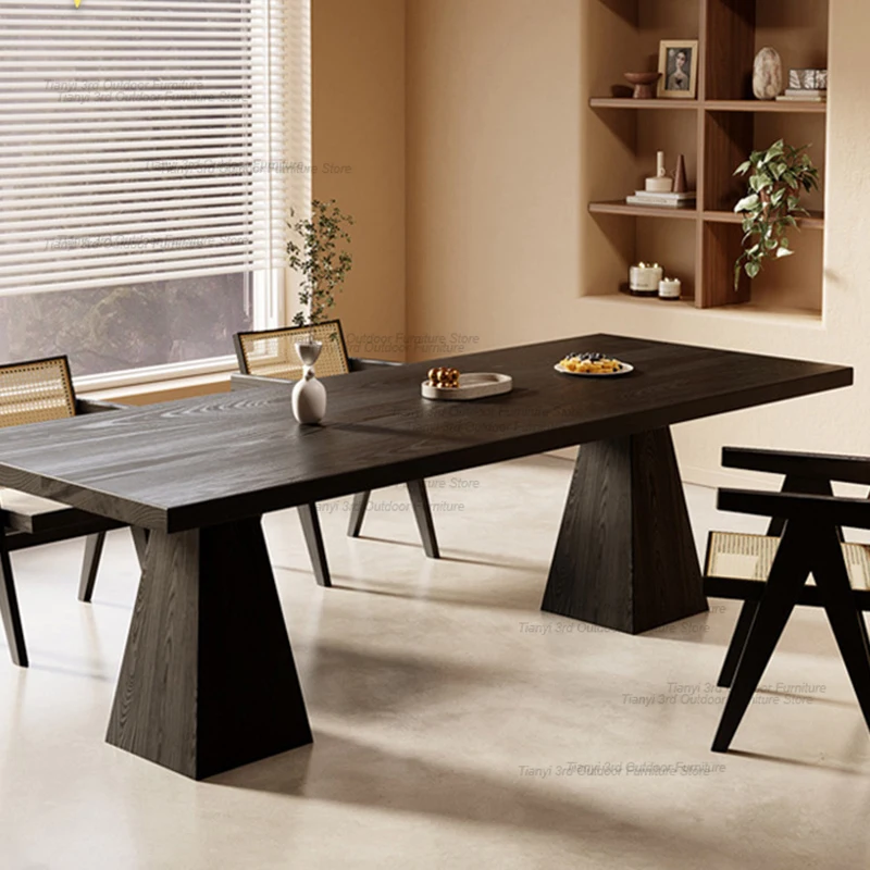 Современные деревянные обеденные столы кухонная роскошная столовая посуда