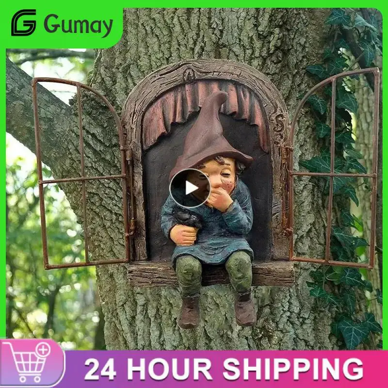 

Mischievous Garden Statues Outdoor Gardening Dwarf Ornaments Dwarf Funny Garden Home Sculptures Decoration Yard Supplies