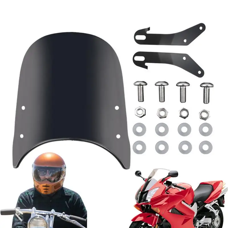 

Universal Motorcycle Windshield Windscreen Covers Air Deflectors Motorbikes Deflector Windproof Protector Universal Wind Screen
