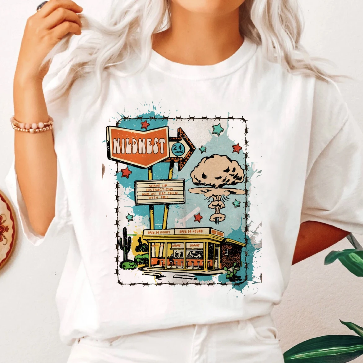 

Женская футболка, Женская Милая женская одежда 90-х, модная Повседневная рубашка с коротким рукавом, футболка с мультяшным рисунком