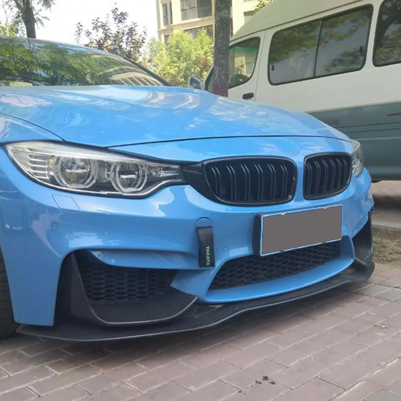 PSM стиль автомобильный бампер из углеродного волокна передний спойлер для губ