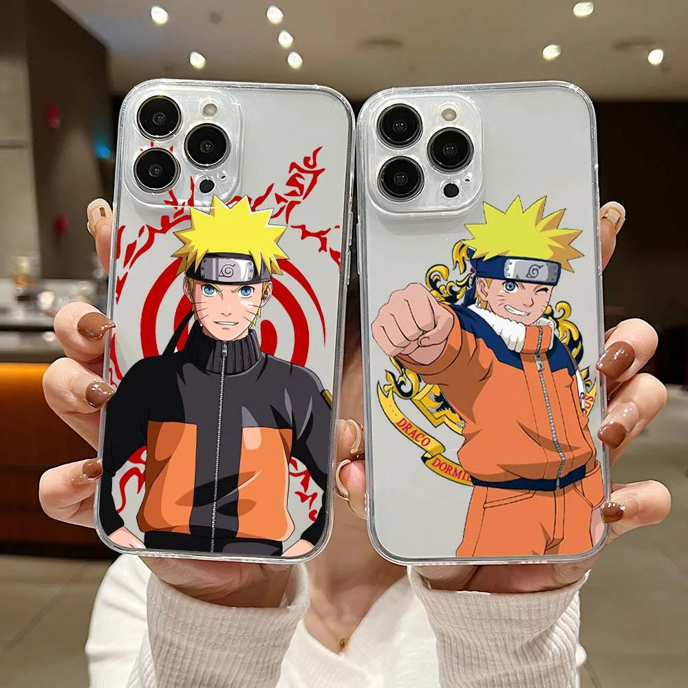 

Uzumakis Narutos Phone Case For Xiaomi Redmi Note 12 11 11T 10 10S 9 Pro Plus 10C 9A 9C 9T K40 K50 K60 4G 5G Transparent Cover