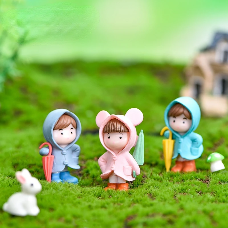 

Милые мини-фигурки персонажей из мультфильмов для декора комнаты, аксессуары для украшения интерьера «сделай сам», креативные садовые фигу...