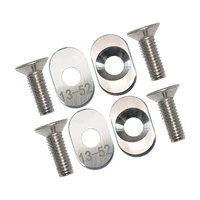 aluminum alloy 7075 t6 fixed motor base reinforcement screws kit for 18 4wd sledge 95076 4 rc car accessories