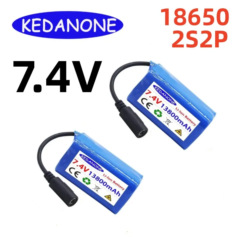 

Batería Lipo mejorada, 7,4 V, 13800mah, T188, 2011-5, T888, V007, H18, C18, Fernbedienung, Angeln, Colonia Boote, Ersatzteile