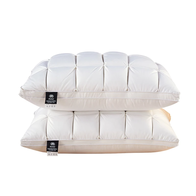 

Goose down feather pillow Five-star hotel down pillow goose luxury series duck down alternative bed pillow core white