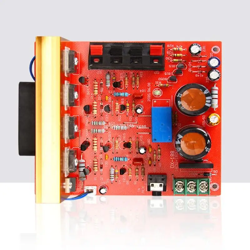 Плата усилителя мощности DX-188 предусилитель звука с вентилятором 180 Вт × 2 для