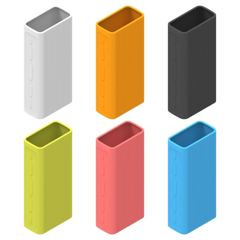 Силиконовый защитный чехол Besegad, чехол для Xiaomi Mi Power Bank 3 Gen PB3018ZM, аксессуары для внешнего аккумулятора 30000 мАч