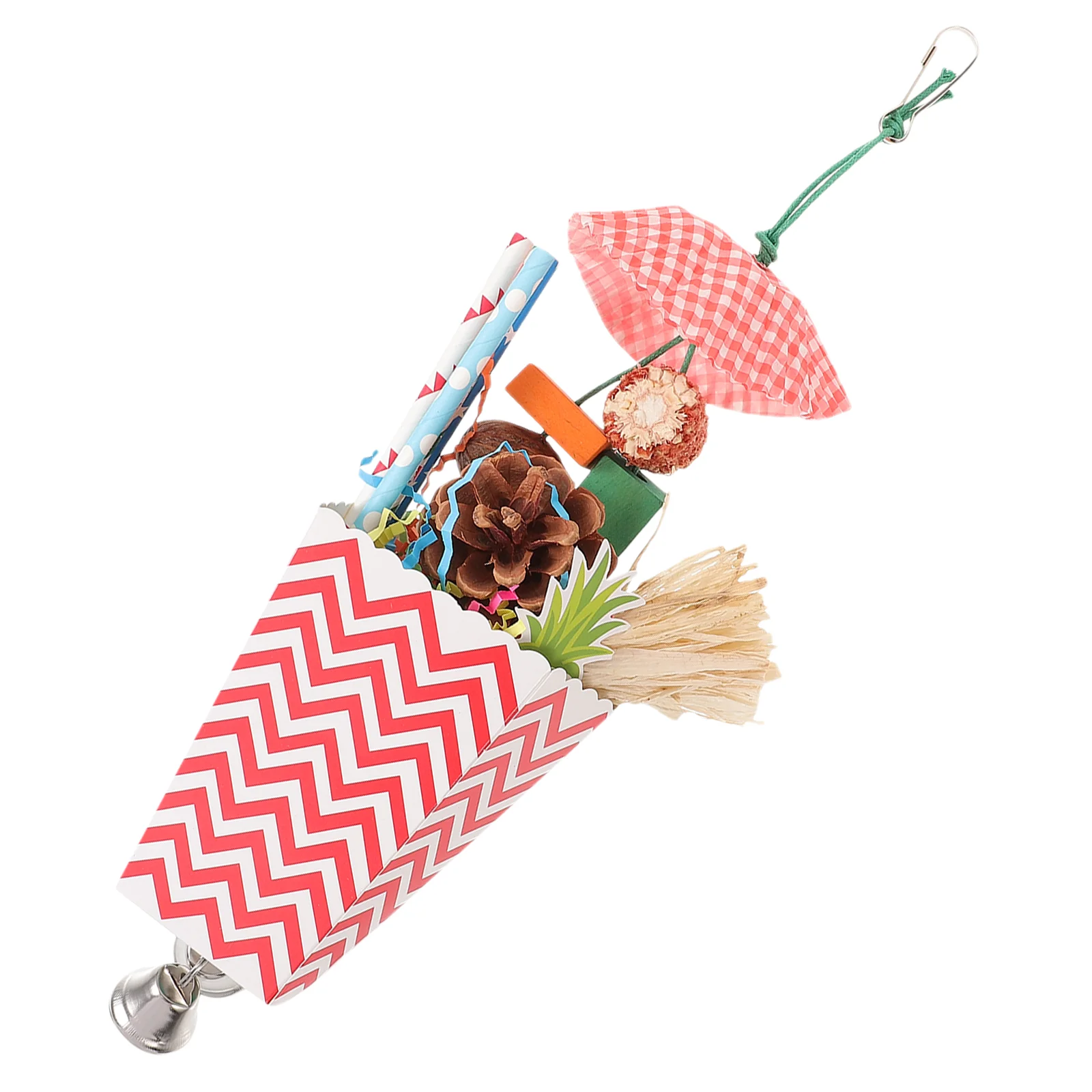 

Shredding Toy for Parrot Bird Chewing Toy Birdcage Hanging Chew Toy Bird Hanging Chew Toy