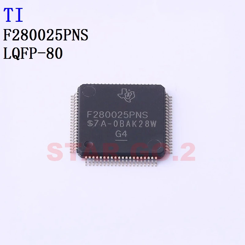 

2PCSx F280025PNS LQFP-80 TI Microcontroller