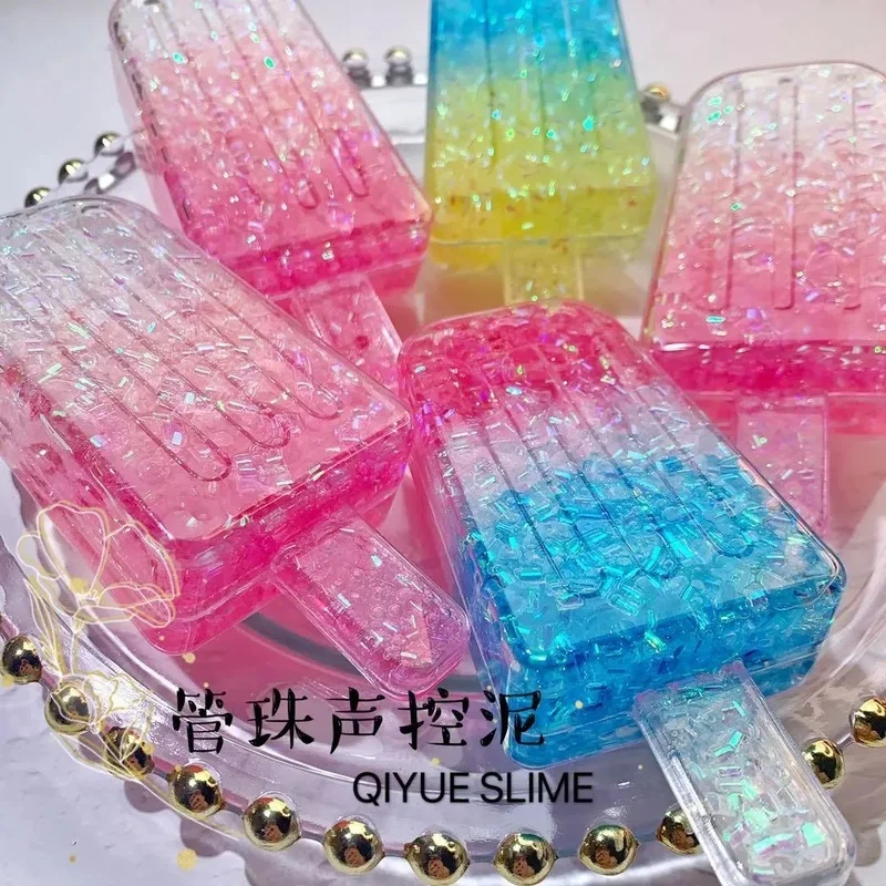 

Magic Ice Crystal Voice Control Tube Bead Mud Filler Fried Ear Decompression Toys