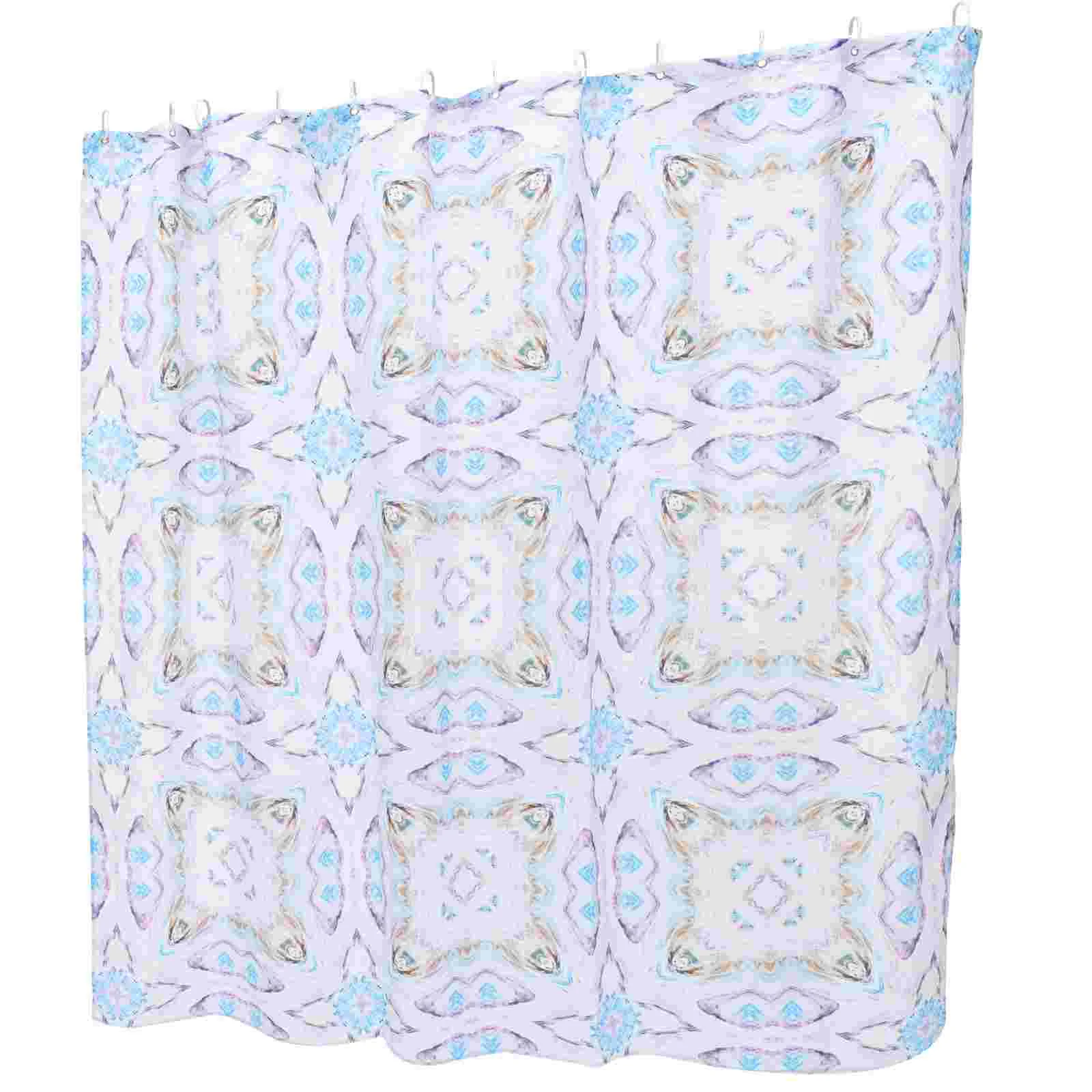 

Shower Curtain Bath Curtains Waterproof Polyester Bohemian Hanging Water Resistantbathroom