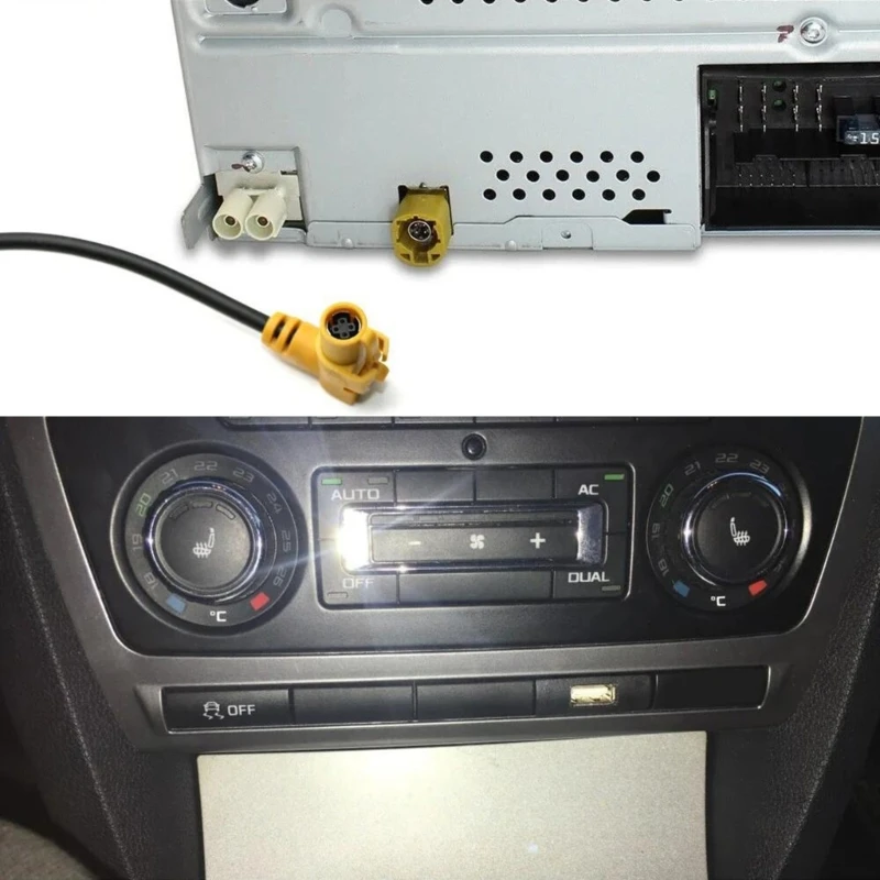 2024 Новый автомобильный переходник USB-порта проводка для стереосистем RCD510 RNS315