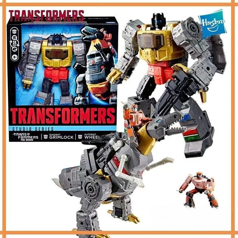 Фото В наличии игрушки Takara Tomy Transformers Studio Series SS-86 Grimlock&Wheelie, коллекционные модели роботов, фигурки, игрушки, подарки №5