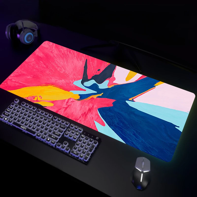 Большой коврик для мыши, игровой коврик для мыши с HD-принтом, дизайнерский игровой коврик для клавиатуры, большой Настольный коврик 500x1000 мм, офисный ковер из натурального каучука XXL