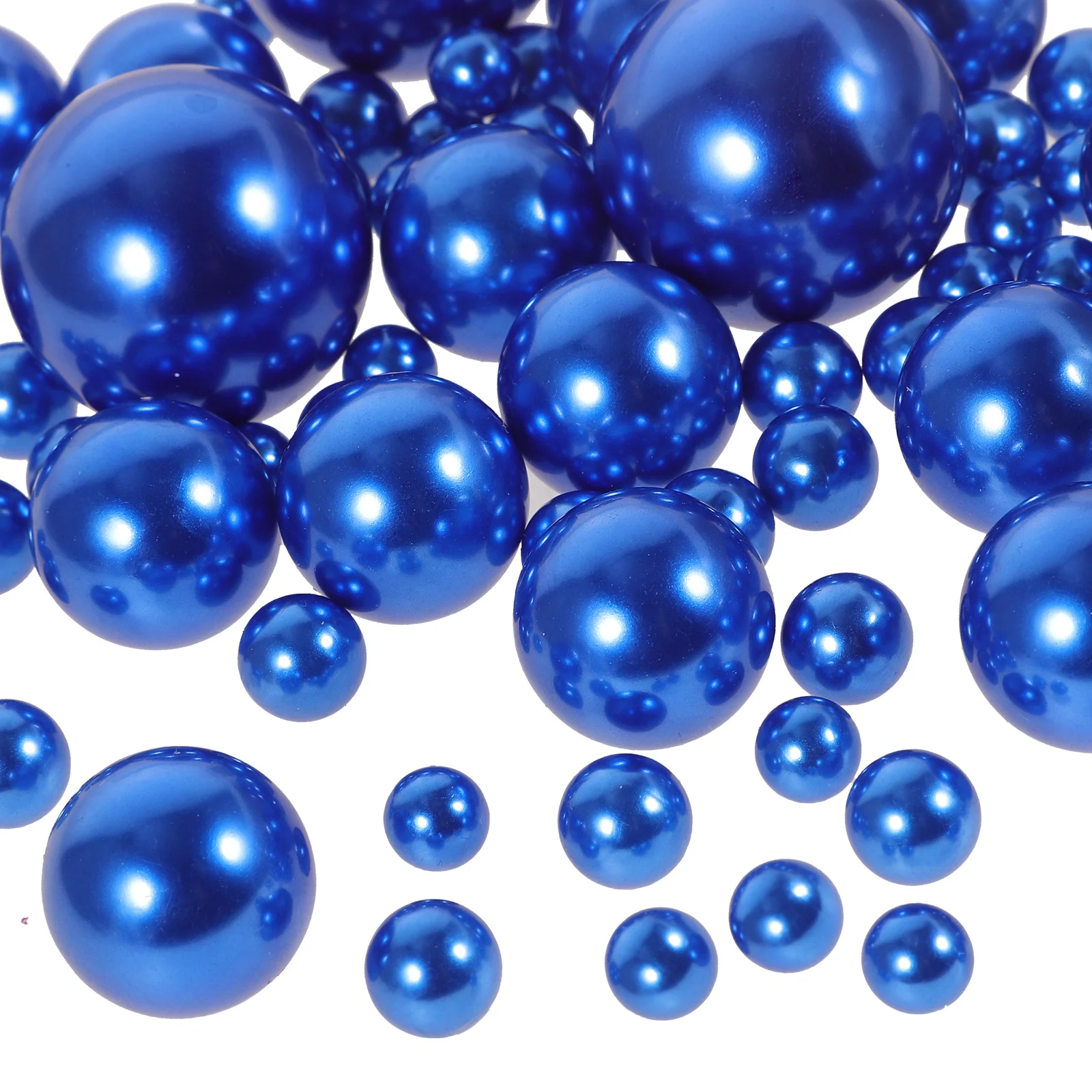 

125 Pcs Wedding Decor Brush Holder Filler Bead Undrilled Pearl Beads Vase Filler Floating Beads Fake Floating Pearl