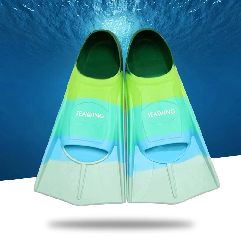 19 Color Professional Snorkeling Diving Swimming Fins Paddle Silicone Short Children Men Women Flippers Scuba Equipment for Kids