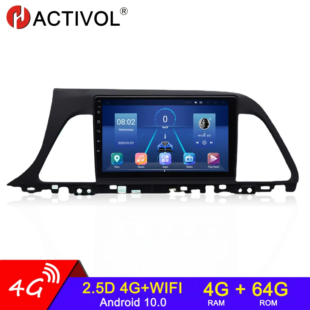 

4G+64G Android 10 2 din Car Radio For Hyundai Sonata 7 LF 2014 - 2017 Android 4G Car radio auto Multimedia car audio carplay