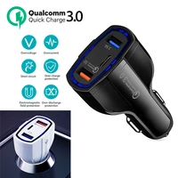 30w 7a car charger dual usb fast charging qc phone charger adapter for iphone 11 pro 6 7 xiaomi redmi huawei samsung s21 s10