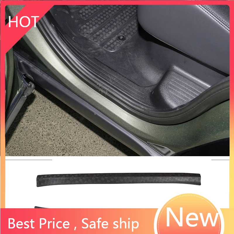 

For 20-22 Land Rover Defender 90 Version Car Outer Door Threshold Strip Trim ABS Stick 2 PCS Decorate Accessories Luxury Molding