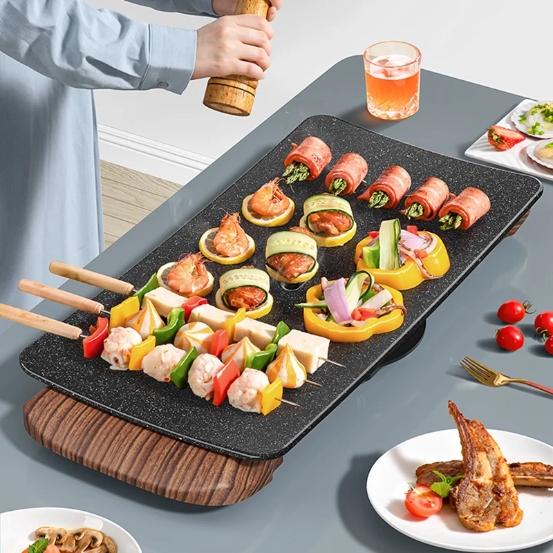 

Cauldron Portable Bbq Grill Electric Indoor Machine Camping High Capacity Bbq Grill Multifunction Party Mangal Grill Machine
