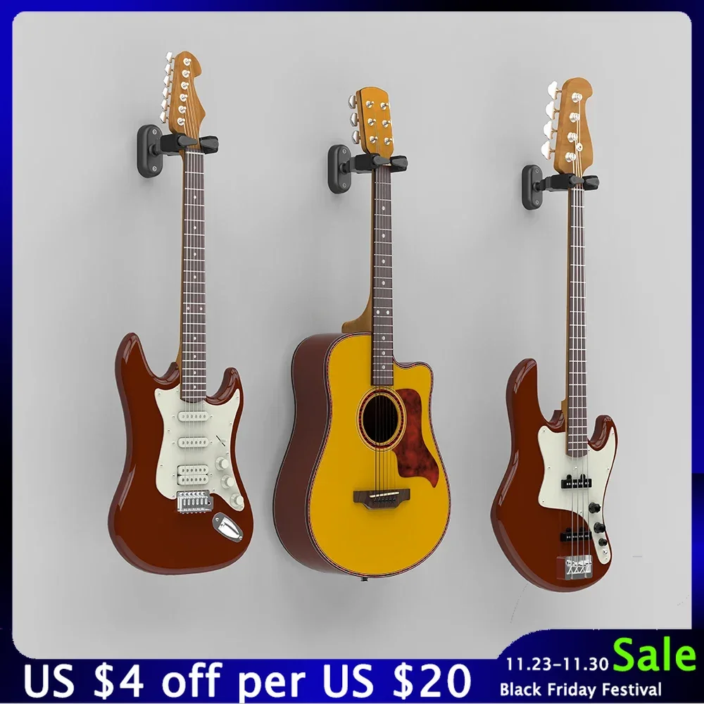 

Подставка для гитары с крючком для крепления на стену