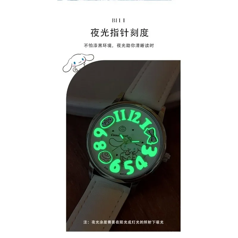 Часы ZGO Sanrio Cinnamoroll для девочек светящиеся электронные часы студентов подарок на